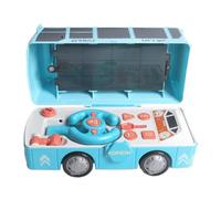 Jouet en forme de bus avec lumière Transform Bus Conduite Jouet interactif | Musique Voiture Jeu de rôle pour enfants, filles, intérieur, extérieur, maison, école, maternelle, voyage, fête