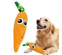 Jouet en forme de carotte pour chien - Peluche apaisante super douce - Enrichissement pour chien, jouets à mâcher pour animaux de compagnie de petite, moyenne et grande taille
