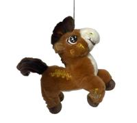 Jouet en Forme de Cheval en Peluche - Mascotte Chinoise pour Porte-clés - Porte-clés - pour Sac à Main, Sac à Main, Sac de Transport, Ainsi Que pour fête de Printemps, Anniversaire