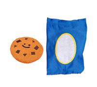 Jouet en forme de cookie pour chien | Jouet interactif couineur en peluche | Jouet super doux pour creuser pour chien, puzzle d'extérieur pour chien - Jouets d'enrichissement pour la maison