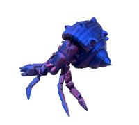 Jouet en forme de crabe imprimé en 3D - Modèle mobile - Animaux flexibles avec plusieurs articulations - Jouet anti-stress - Ornement créatif à faire soi-même pour la décoration de la maison, du