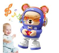 Jouet en Forme de cœur - Peluche Musicale Lumineuse électrique, Qui Marche Dansant, Jouet interactif Amusant pour Animaux de Compagnie | Clignotant Mignon pour, décoration de sa