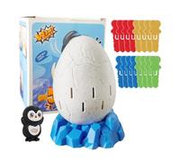 Jouet en forme d'œuf de pirate de pingouin, jouet de pingouin à éjection, jouet d'action de pingouin, jouets passionnants Lucky Stab, jouet interactif d'action de pingouin pour réunions de voyage