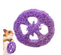 Jouet En Luffa Pour Hamster Fournitures de Mastication pour Rongeurs | Jouet À Mâcher Pour Petits Animaux pour Maîtres d'Animaux Chats Chiens Salon Chambre Bureau Maison Cage