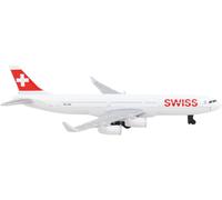 Jouet En Métal D'Avion Daron 28250 Airbus A340 Swiss Airlines