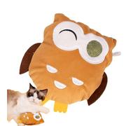 Jouet en peluche à l'à chat,Jouet à l'à chat en peluche - Jouet doux pour chaton,Jouets à mâcher pour chat en forme d'oies de hibou, jouets d'à chat pour chaton mignon, jouets d'oreiller pour chat, jo