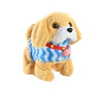 Jouet en peluche à piles pour chien qui se déplace vers l'avant et vers l'arrière pour une peluche sûre qui bouge et remue