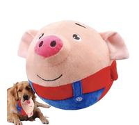 Jouet en peluche actif en mouvement pour chiens, balle rebondissante pour chiens,Jouet électronique pour chien sauteur en peluche | Balles rebondissantes pour animaux de compagnie, jouets électronique