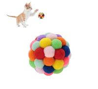 Jouet en Peluche Animal Balle pour Chien Doux Matériau Doux et Écologique, Exercice et Formation Interactive avec Cloche, Idéal pour Jouer À Mâcher et Éveil Sensoriel