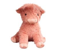 Jouet en Peluche Animal Bœuf, Peluche Bœuf Mignon de 35 cm, Tendre Peluche Highland Cow Douce et Câline, Cadeau pour Enfants Filles Garçons, Câlin et Mignon