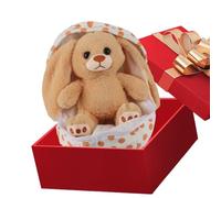 Jouet en Peluche Animal Doux - Figurine Mignonne, Fermeture Éclair en Peluche en Forme D'œuf | pour Bureau D'étude Ou Chevet, Cadeau pour Et Adultes avec Spécifications Tactiles Flexibles, Uni