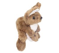 Jouet en Peluche Animal Doux Mère et bébé Kangourou, Jouet Réconfortant pour Enfants, Décoration de Chambre à Coucher en Matériau en Peluche
