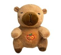 Jouet en peluche apaisant - Capybara Scosting | Compagnon de sommeil relaxant, Music Light Respihing Motion Poll Doll, Stress Relief Cushion, Soft Snuggle Comfort Animal, cadeau pour les adul