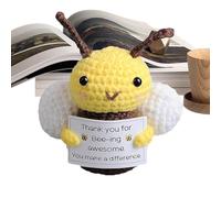 ② Jouet en peluche au crochet - Conception de Crochevy faite à la main avec carte de messages | Articles de décoration parfaits pour les cadeaux et les célébrations pour , ornements int