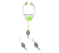 Jouet en peluche automatique à clipser pour chat, 3 modes de mouvement, secouer et rebondir, cordon élastique découpable, une touche marche/arrêt, pour cadre de porte d'intérieur, chaton, exercice