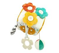 Jouet en peluche avec dés - Cube d'activités en tissu doux avec dés en tissu, Hochet dé multifonctionnel, Jouet d'éveil sensoriel, Jouet éducatif d'éveil