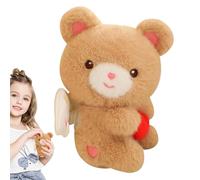 Jouet en peluche avec lanière, animal avec cordon | Jouet en peluche avec cordon | Jouet interactif mignon et amusant pour - Peluche à tirer pour