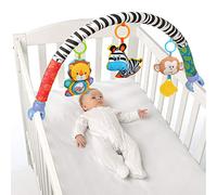 Jouet en Peluche avec Nœud pour Poussette de bébé, 40 × 31 × 6, Clip de Voiture, Hochet Suspendu, Cloche, Berceau