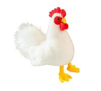 Jouet en Peluche avec Poulet - réaliste d'animaux en Peluche - Figurine Douce de 18 cm | Jouet de Compagnie pour Filles garçons Adultes, décoration intérieure pour SOG