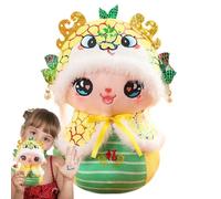 Jouet en peluche avec serpent, Jouet en peluche avec serpent - Jouet en peluche de 8,66 pouces C Jouet en peluche avec serpent mascotte 2025 Nu H Jouet en peluche avec poupée animale chinoise