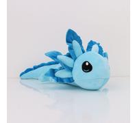 Jouet En Peluche Axolotl Multicolore Mignon De Longueur 75cm En Stock Pour Enfants Jouet En Peluche De Dinosaure Hexagonale Bleu