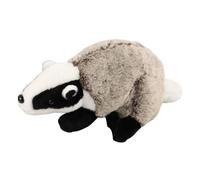 Jouet en Peluche Badger - Figurine réaliste de la Faune | Compagnon câlin Doux | Accessoire de Confort décoratif | Bureau Salon Maison véhicule Affichage Cadeau Ornement de Collection