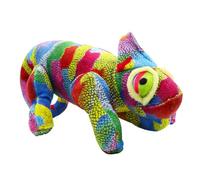 Jouet en peluche caméléon pour chien, jouet en peluche pour chien avec son - Jouet de dentition en peluche caméléon grinçant pour chiens | Jouet à mâcher interactif pour chiens de taille moyenne à gra
