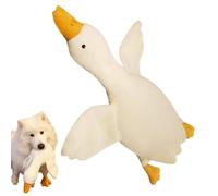 Jouet En Peluche Canard - Enrichissement Des Morsures De Chien, Grand Jeu De Chiot Blanc | Compagnon À Mâcher Canin Doux Et Réaliste, Simulation De Confort, Objet D'entraînement, Stimulation Mentale I