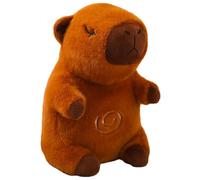 Jouet en Peluche Capybara, en Peluche Capybara | Jouet respiratoire apaisant avec Musique et lumière,Sucette de Sommeil avec Respiration Rythmique réglable, Douce pour et Adultes