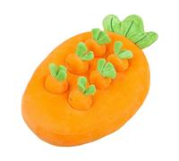 Jouet en peluche carotte pour chien | Jouet pour chat - interactive de cueillette de fraises pour chat - de carotte de ferme ananas, jouet à tirer pour grand chien