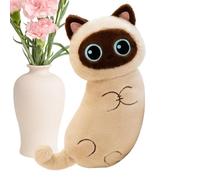 Jouet en peluche chat réaliste - Animal en peluche doux 53x27x6CM, décor de de simulation mignon, ornement de maison confortable | Décoration d'étagère d'affichage Adorable, utilise le style es