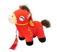 Jouet en Peluche Cheval - Animale Douce de 25 cm - Mascotte de Voyage de 25 cm - Décoration de Souvenir, Cadeau de Chambre pour Filles, Compagnon de Jeu pour, Accessoire de Salon