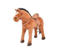 Jouet en peluche - - Cheval Marron - 64 cm - Fonction sonore - Pour enfants à partir de 3 ans