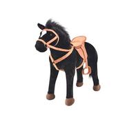 Jouet en peluche Cheval Noir