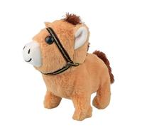 Jouet en Peluche Cheval - Peluche Électrique Interactive | Poupées Douces Réconfortantes,Pour Chambre Garçons Salon Voiture Canapé Lit Temps De Jeu Heure Du Coucher Nursery Voyage Anniversaire