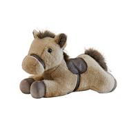 Jouet En Peluche Cheval Simulé - 11,81 Pouces Animaux En Peluche Réalistes Cheval Debout Petit Poney, Ornement Anneau De Poussette Lancé | Pour Petits Ados Maison Bureau Salon Chambre À Couche