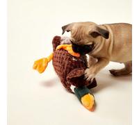 Jouet en peluche créatif en forme de canard sauvage pour chien, contenant un son d'aboiement BB, jeu interactif pour chiens Taille UniqueBlocs de couleur,UnicolorePolyester