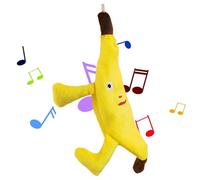 Jouet en Peluche Dansant avec Musique, en Peluche pour Apprendre à Parler, Jouet Banane Dansant Chantant électrique, Jouet en Peluche Parlant avec Fonction d'imitation de la Parole pour Les voy