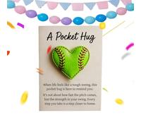 Jouet en peluche de baseball | Objets d'embellissement sur le thème du sport avec cartes - Football Souvenirs inspirants | pour , adultes, femmes, filles, amis, famille, collègues et