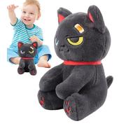 Jouet en Peluche de Chat, Jouet en Peluche de Chat | Pirate Cat Throw Pillow | Gothique Douce, Compagnon de Sommeil, Ornement de Bureau Animal pour Chambre, Salon, lit, Voiture