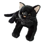 Jouet en Peluche De Chat Noir, Jouet en Peluche d'animaux en Peluche De Chat Mignon, Peluche Chat Noir, Peluche ka-waii, Jouet en Peluche Confortable, Oreiller de Couchage en, pour Enfant et Adultes
