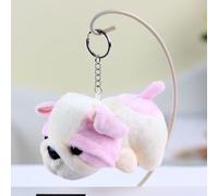 Jouet En Peluche De Chiot Petit Coucan Hot Sale Collier De Clé De Sac En Cuir De Chiot Jouet De Chiot Rose Longueur Environ 11 Centimètres