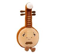Jouet En Peluche De D'instrument De Musique De Guitare - Oreiller De Basse Et De Pipa En Peluche Douce De 35 Cm | Série De Peluches Créatives Pour Les Amateurs De Musique | Coussin Décoratif Ru
