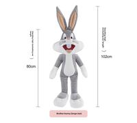 Jouet En Peluche De Grand Format De Lapin James Pour Authorité D'édition Hua Na Version Classique De Lapin Jouet De Collection Pour Fans De Basketball