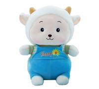 Jouet En Peluche De Mouton Ultra-Doux En Coton Pp Respirant, Simulation Réaliste De Mouton, Animal En Peluche Pour Enfants