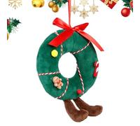 Jouet En Peluche De Noël Douce Rembourrée Décorative Décoration de Fête | Doux En Peluche pour Dortoir Chambre Étudiant Anniversaire Fête Maison Salon Séjour Lit Canapé Couronne
