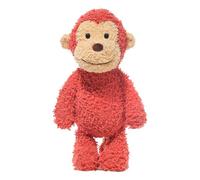 Jouet en peluche de singe | Singe brun | animale en peluche douce | Mini flopsies Clyde le chimpanzé | Animal en peluche Mine brun clair adapté aux câlins, aux cadeaux et à un jeu imaginatif