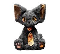 Jouet en peluche des chats | Toys doux chats 30 cm | 250g Black Cat Toys comme compagnon de sommeil de la décoration de jouets moelleux et jouet coulé pour la décoration de table de chambre à coucher