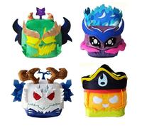 Jouet en peluche des Fruits de Blox, peluche de fruits d'embrassade de 15 cm, oreiller moelleux et compressible, idéal comme cadeau pour les adultes, les enfants et les fans. (new 4 colour)