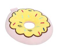 Jouet en Peluche Donuts Rose, Mini Macaron Couineur, Jouet à Mâcher pour Chien, Matériau Sûr Non Toxique, Amusant pour Les Animaux Jouant Seuls (Pink)
